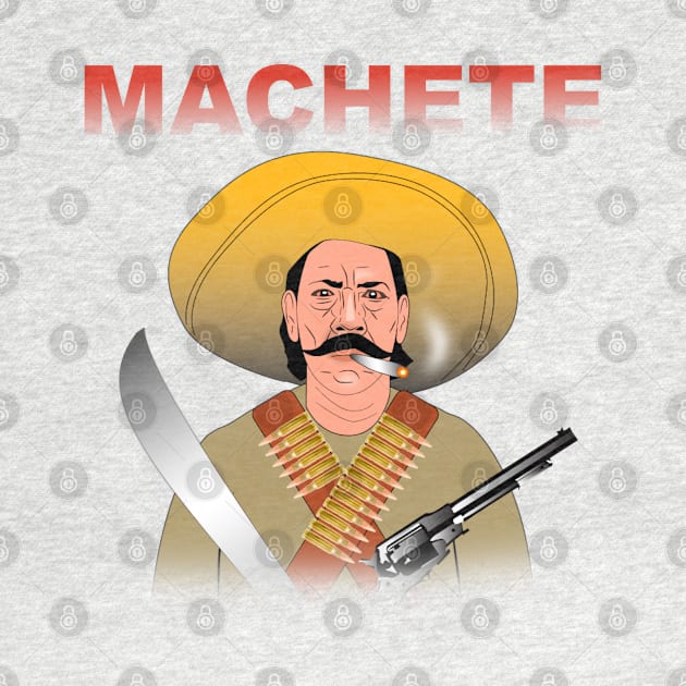 Machete t shirt by Elcaiman7